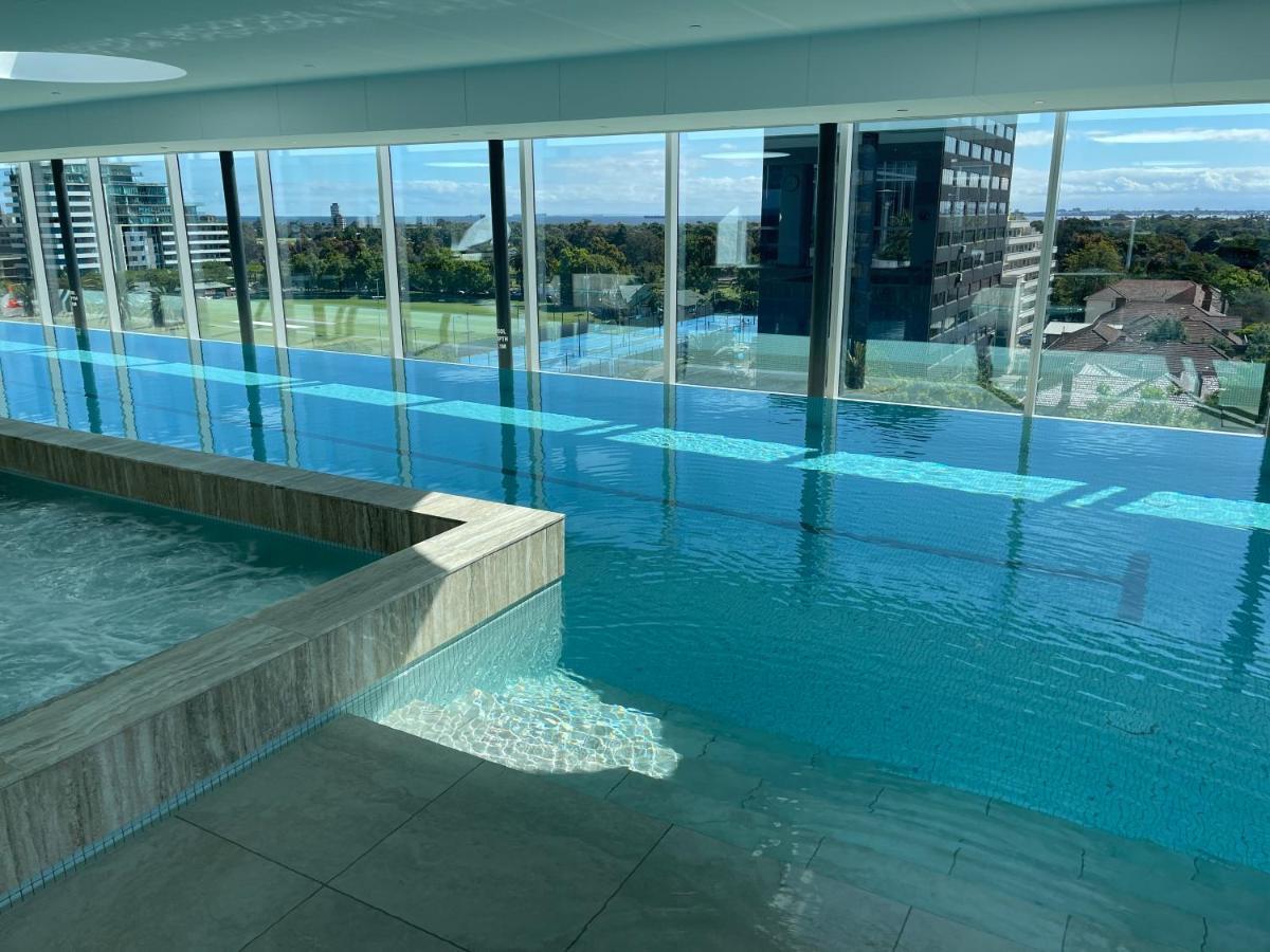 The Fawkner Apartment Bay-View Pool/Gym Free Parking Melbourne Kültér fotó